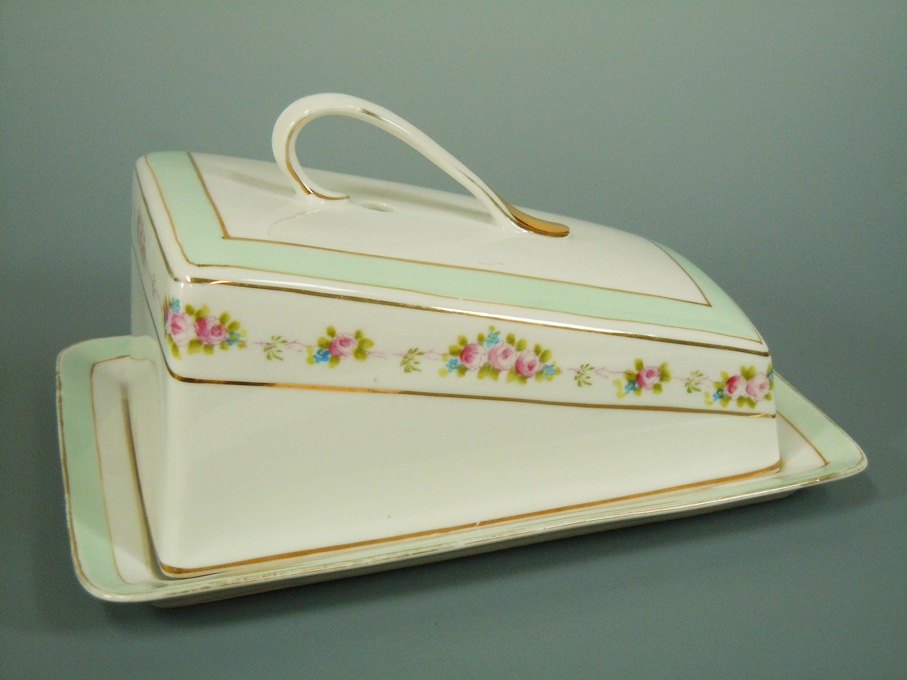 オールドノリタケ 「フロマージュケース（グリーン）」 | | アトリエ