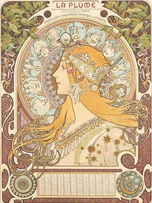 アルフォンス・ミュシャ「黄道十二宮」立体 アルフォンス・ミュシャ 「ゾディアック（黄道十二宮）」 | | アトリエ