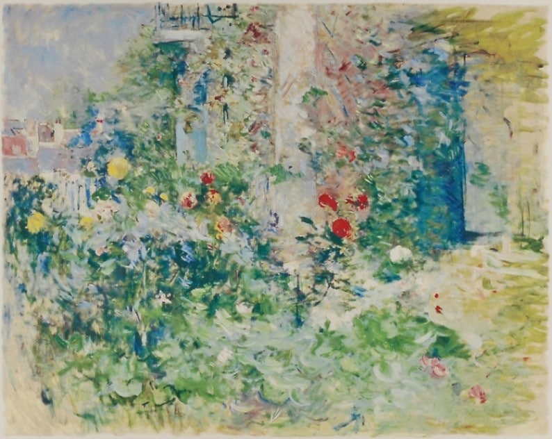 絵画：ベルト・モリゾ「ブージヴァルの庭のウジェーヌ・マネと娘」●サイズF30(91.0×72.7cm)●絵画（油絵複製画）オーダーメイド制作 ベルト・モリゾ 「ブージヴァルの庭（大）」 | | アトリエ・ブランカ