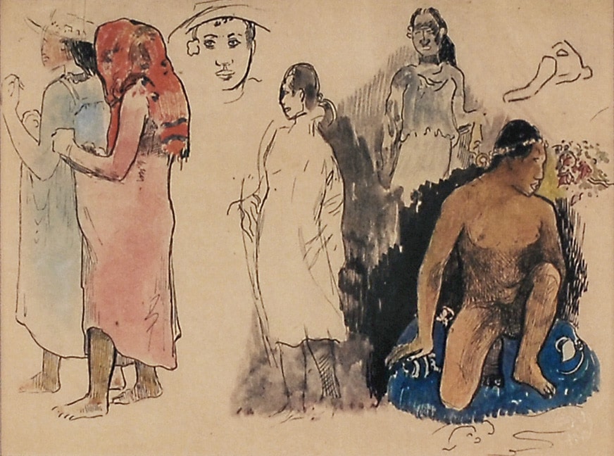 ポール・ゴーギャン 「島の男と女たち」 | | アトリエ・ブランカ