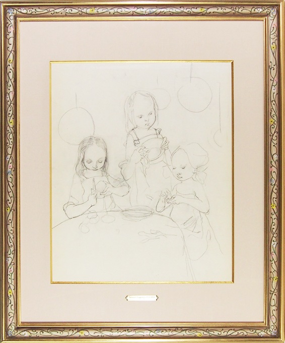 藤田嗣治 「台所の少女」 | | アトリエ・ブランカ