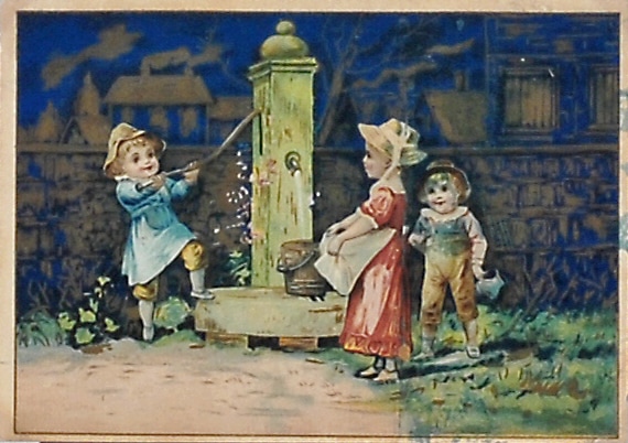 ケイト・グリーナウェイ 「井戸の水汲み」 | | アトリエ・ブランカ