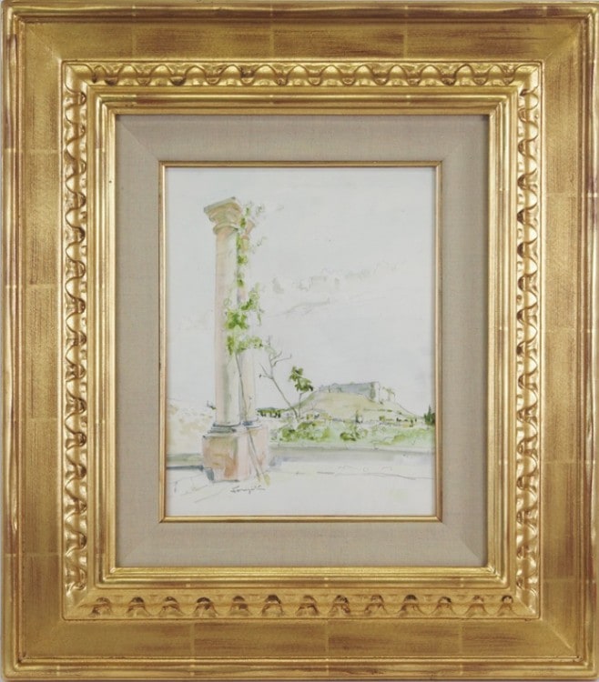 藤田嗣治 「アヴィニョンの村（エンタシスのある風景）」 | | アトリエ