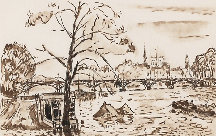 ポール・シニャック 「セーヌ河の洪水」 | | アトリエ・ブランカ