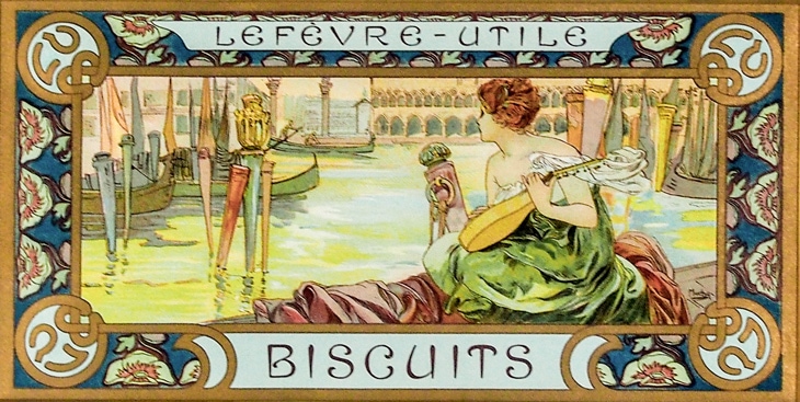 アルフォンス・ミュシャ 「L.U.ビスケット：ヴェニス」 | | アトリエ