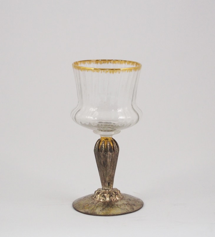 ドーム兄弟 「金彩ワイングラス（金属ステム）」 | | アトリエ・ブランカ