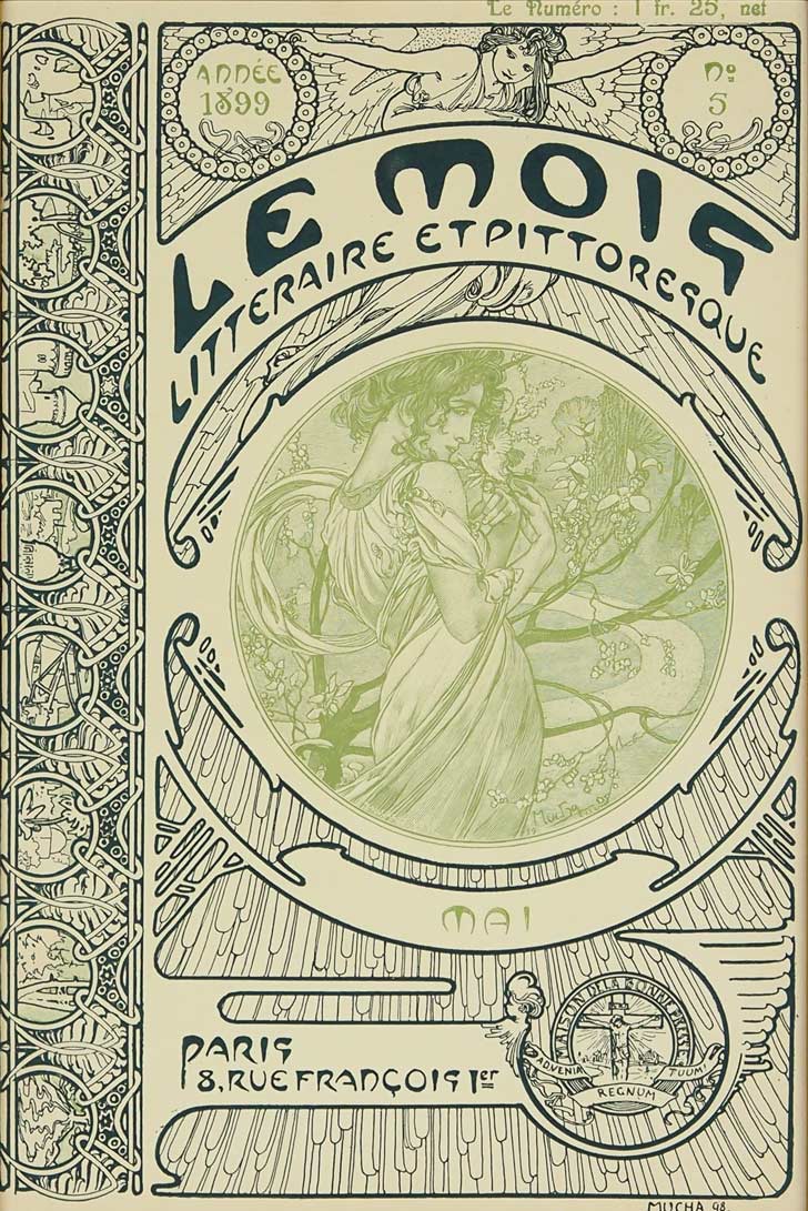 アルフォンス・ミュシャ 「ル・モア 5月号表紙」 | | アトリエ・ブランカ