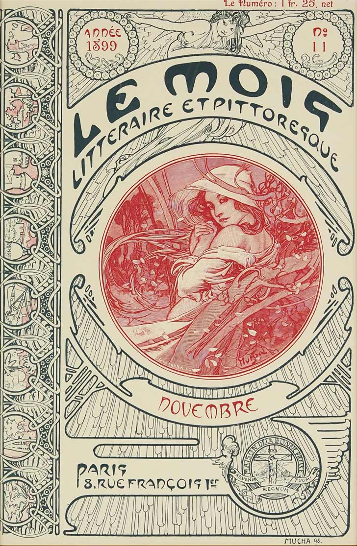 アルフォンス・ミュシャ 「ル・モア 11月号表紙」 | | アトリエ・ブランカ