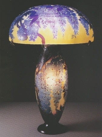 エミール・ガレ 「藤文ランプベース」 | | アトリエ・ブランカ