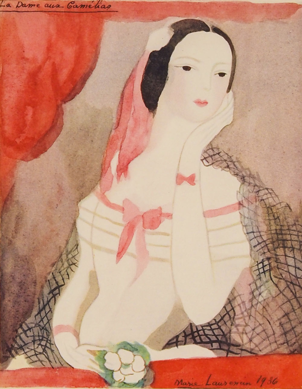 専用です。✴︎マリー・ローランサン　『椿姫』 マリー ローランサン（Marie Laurencin）「椿姫・9」リトグラフ