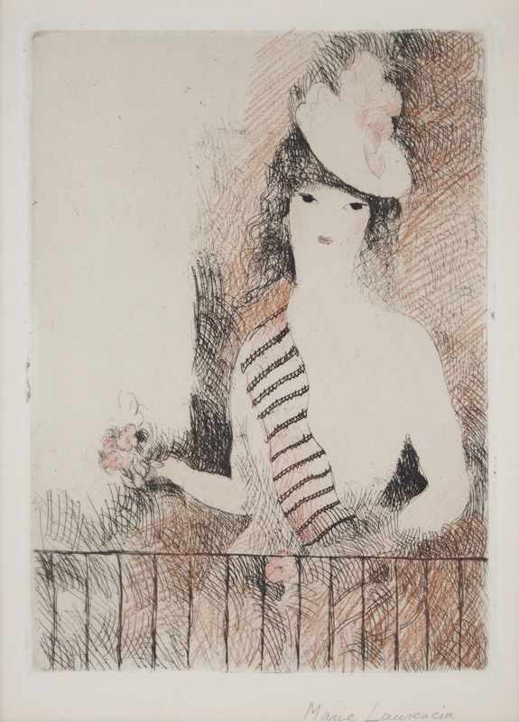 マリー・ローランサン 「バルコニーの乙女」 | | アトリエ・ブランカ