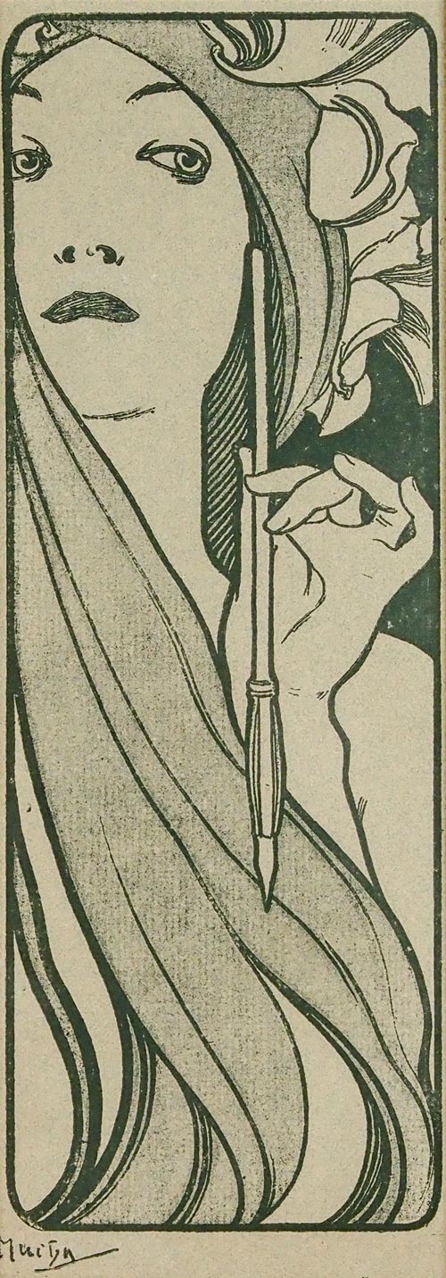 アルフォンス・ミュシャ 「レスタンプ・モデルヌの表紙」 | | アトリエ