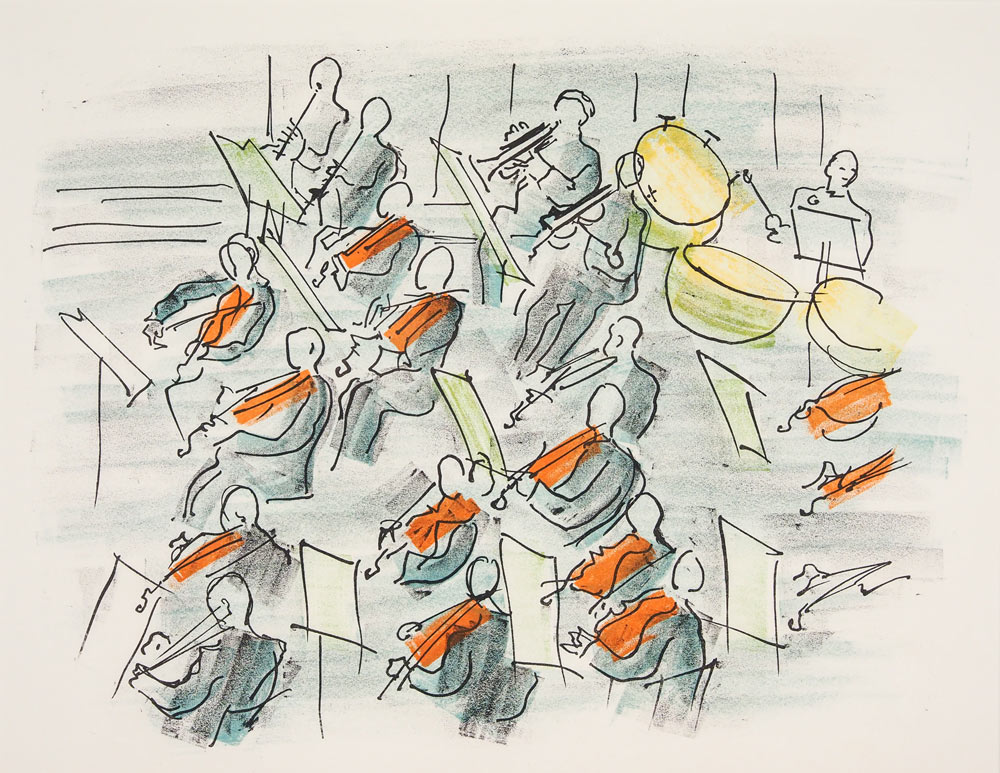 ラウル・デュフィ 「天使のコンサート・Ⅱ（オリジナル