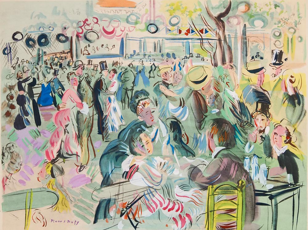 ムーラン・ド・ラ・ギャレット　油彩画 油絵 ルノワールの名作_ムーラン・ド・ラ・ギャレット MA2862