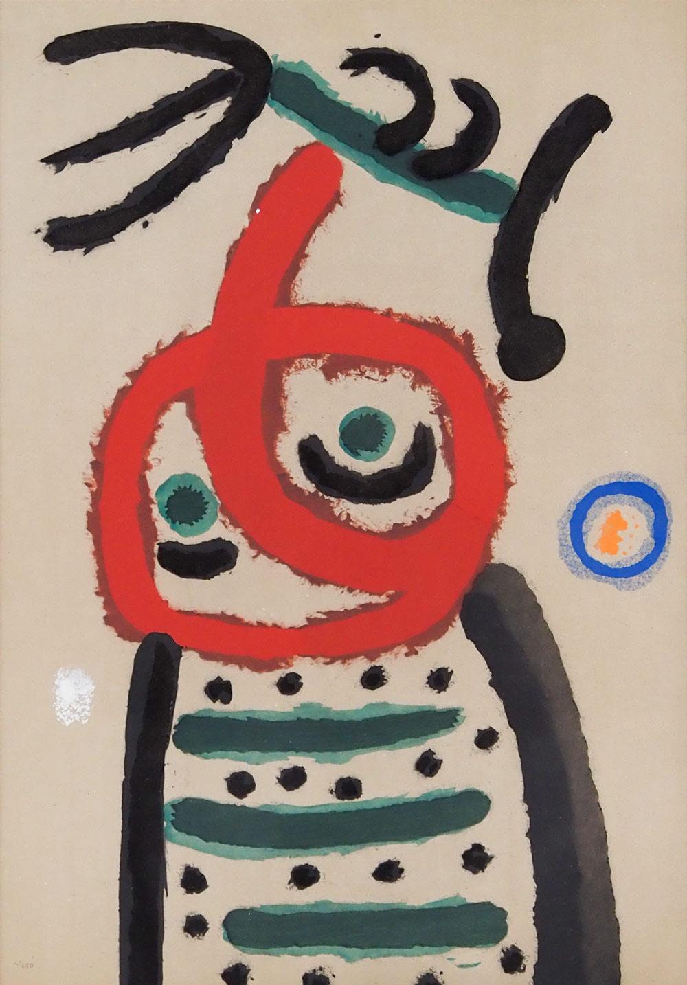 ジョアン ミロ 絵画　アート　芸術品 Amazon｜ジョアン・ミロ《女と鳥》 アートフレーム ウォール