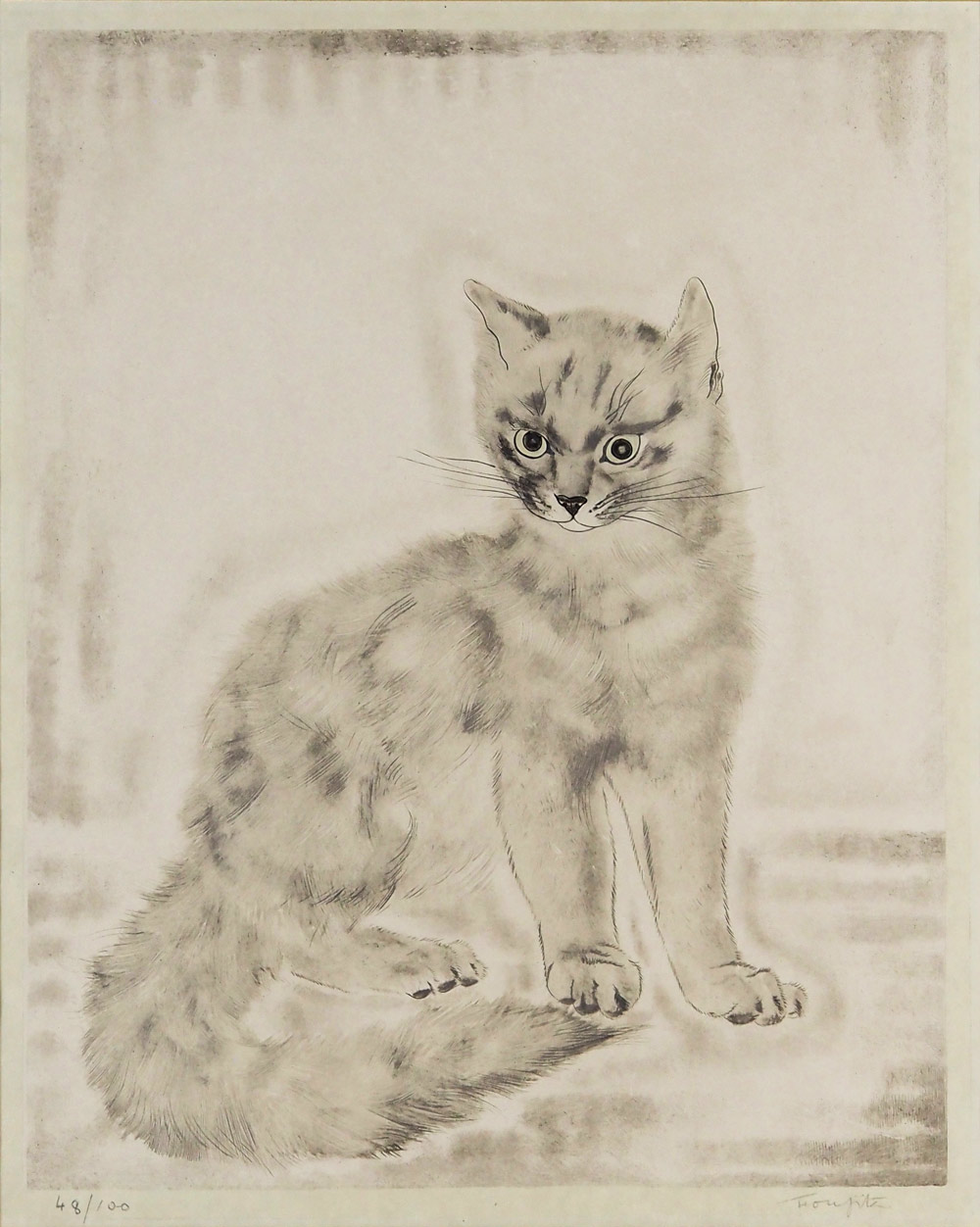 藤田 嗣治　　猫 藤田 嗣治 猫