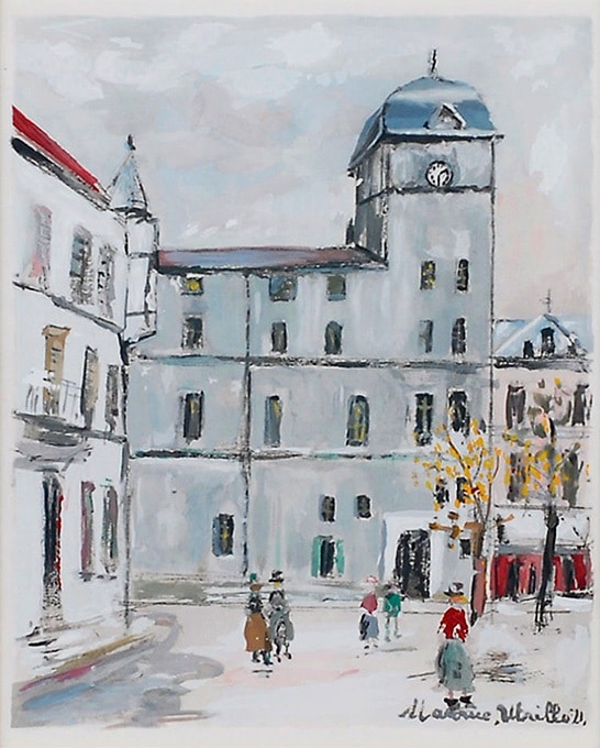 Maurice Utrillo　古びた 中学校 000000000556_SE61MM9.jpg