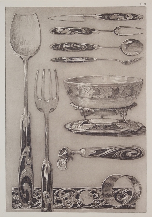 アルフォンス・ミュシャ 「装飾資料集・PL.61」 | | アトリエ