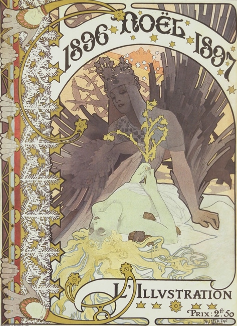 アルフォンス・ミュシャ 「ノエル（クリスマス号表紙）」 | | アトリエ