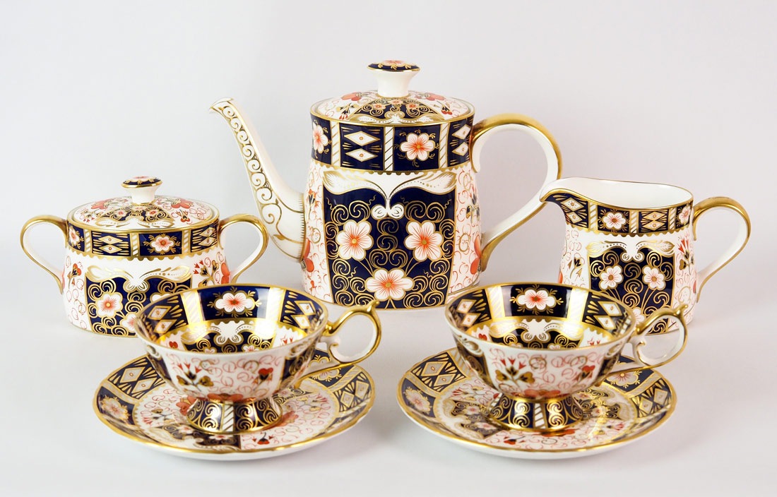 ロイヤルクラウンダービー 「伊万里写ティーセット」 | | アトリエ