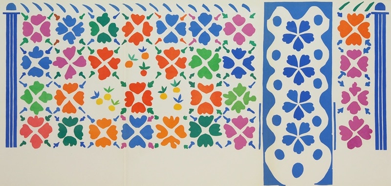 アンリ・マティス 「装飾模様と果物（見開き3面）」 | | アトリエ