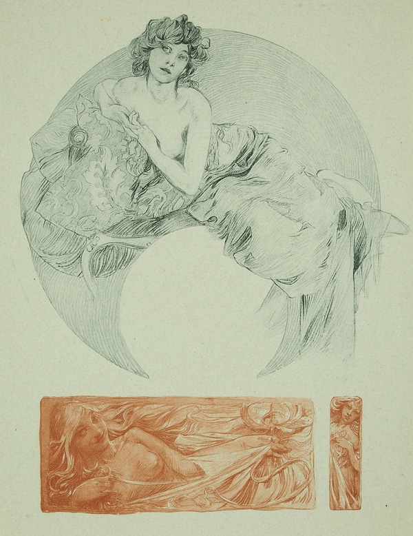 Alphonse Mucha : アルフォンス・ミュシャ 装飾資料集 アルフォンス・ミュシャ 装飾資料集/装飾人物集 | イージー ムハ