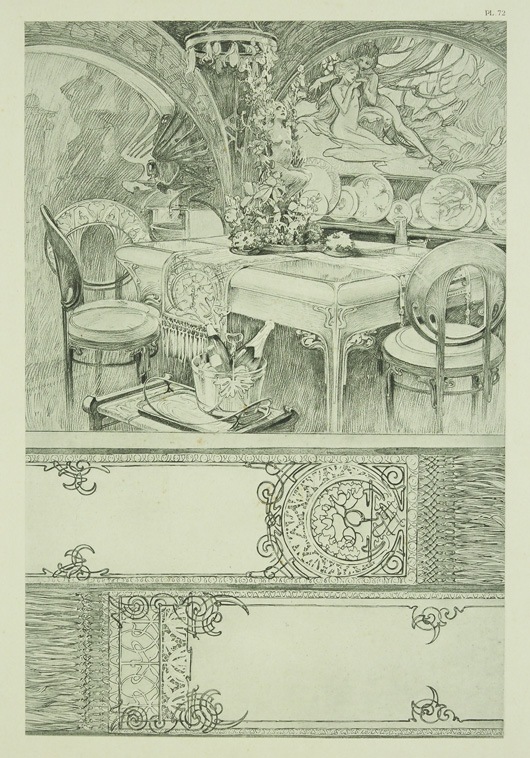 アルフォンス・ミュシャ 「装飾資料集・PL.72」 | | アトリエ・ブランカ