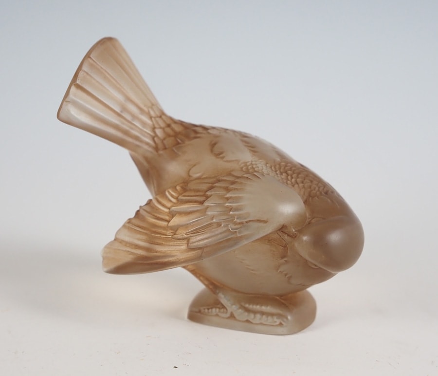 LALIQUE - 美品◆ルネ ラリック Lalique アネモネ ペーパーウェイト 文鎮 置物 R.LALIQUE ルネ・ラリック ペーパーウェイト 「Anemone Ouverte