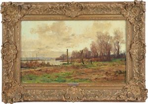 肉筆画　厚塗油彩 油彩 絵画 肉筆 M. Uehara 画 美術品 - メルカリ