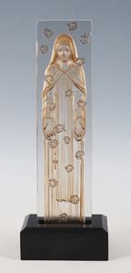 ペア 2つセット ルネ ラリック ペーパーウェイト ガラス細工 アネモネ ペア 2つセット ルネ ラリック ペーパーウェイト ガラス細工