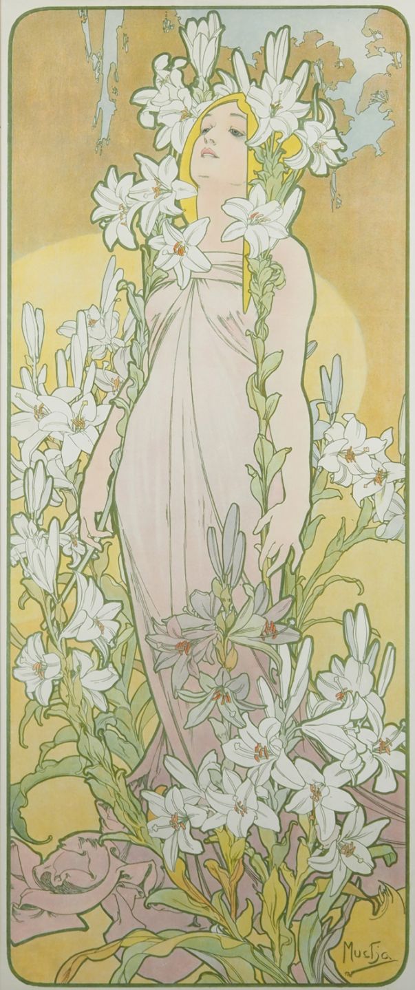 アルフォンス・ミュシャ 「百合」 | | アトリエ・ブランカ