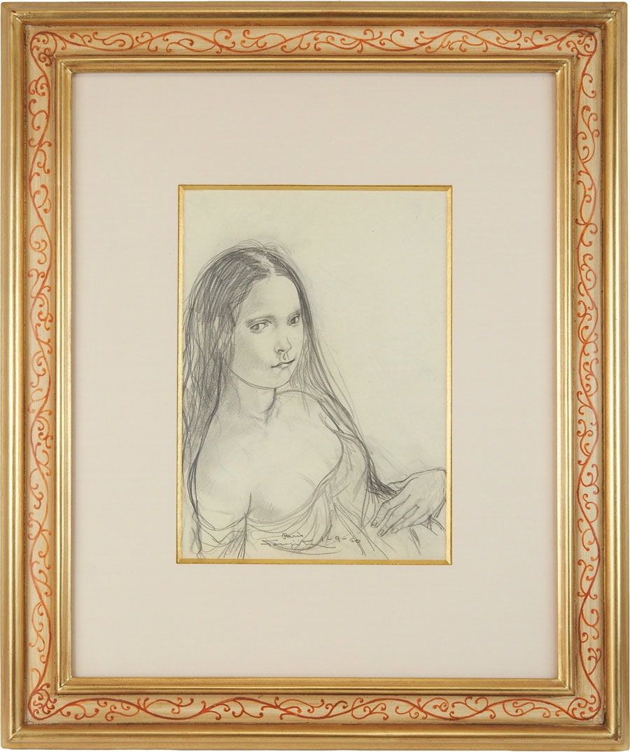 絵画 （F） 藤田嗣治「座る少女」 | | アトリエ・ブランカ