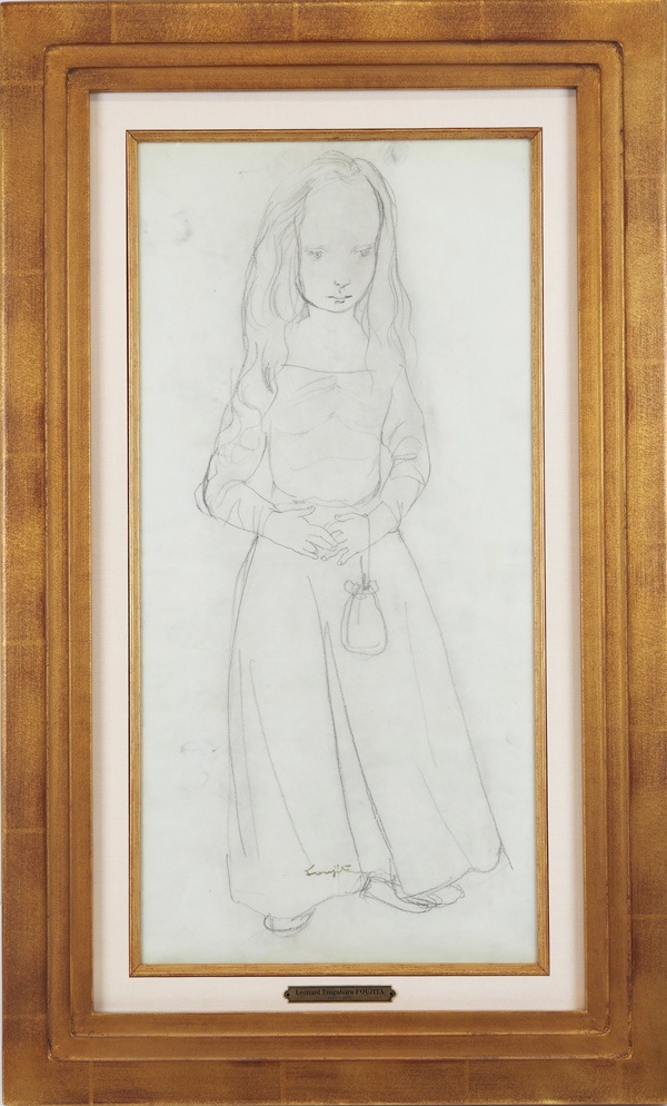 絵画　油彩画　少女　作者不明　「少女」 絵画 油彩画 少女 作者不明 「少女」