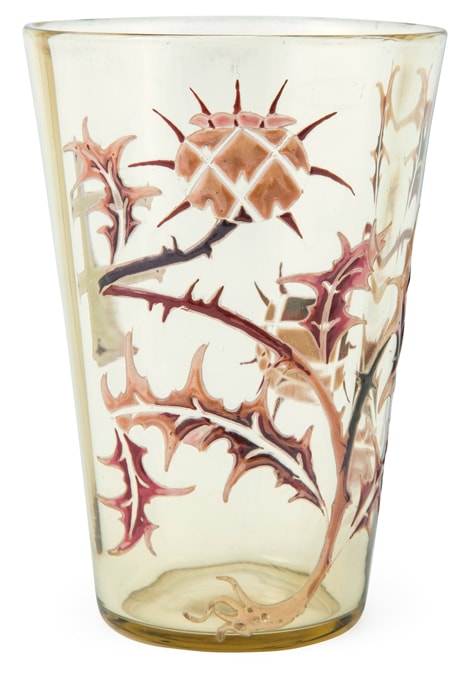 エミール・ガレ 「薊とロレーヌ十字文グラス」 | | アトリエ