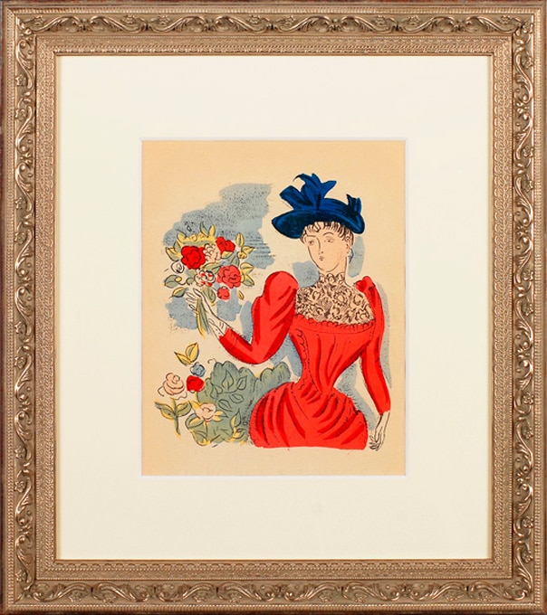 ラウル・デュフィ 「バラの花束を持つ婦人」 | | アトリエ・ブランカ