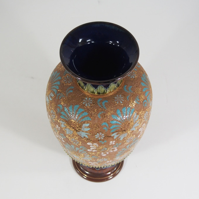 ロイヤルドルトン 「菊文花瓶」 | | アトリエ・ブランカ