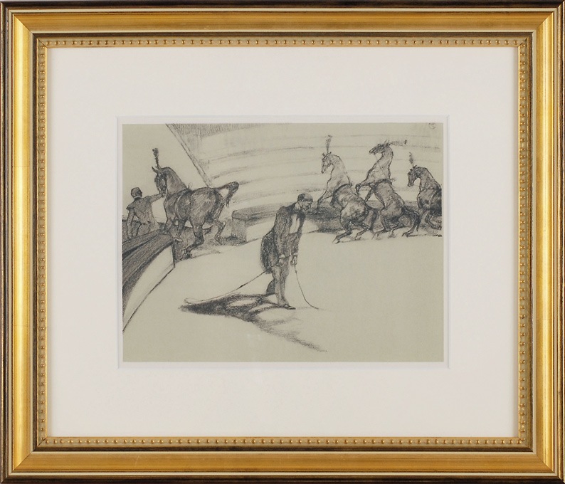 ロートレック、「Princeteau dans son Atelier」 Henri De Toulouse