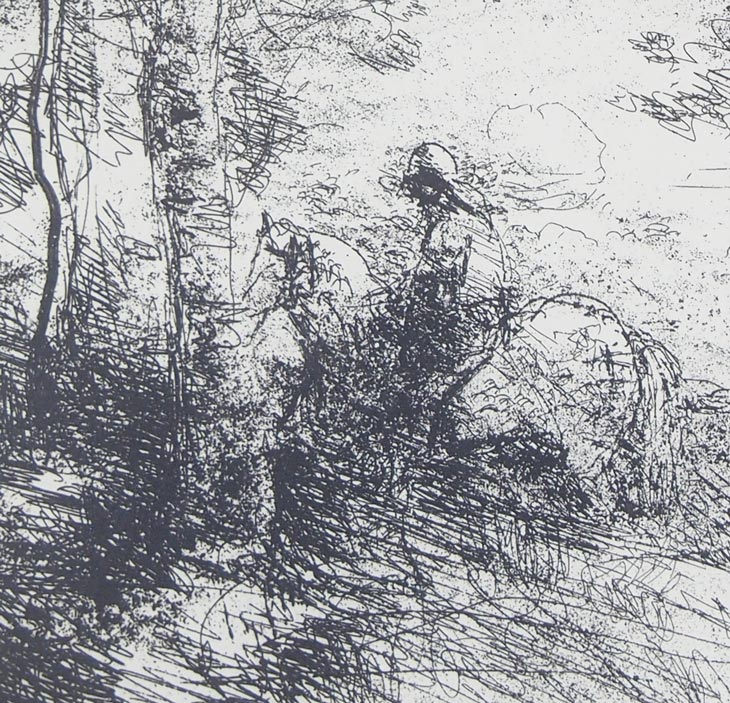 J=B・カミーユ・コロー 「森の中の騎手（小）」 | | アトリエ・ブランカ