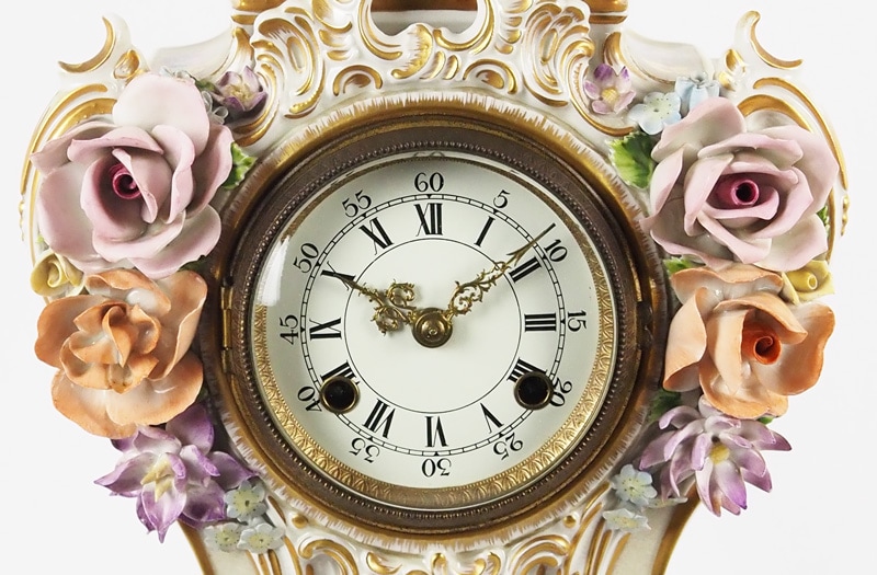 ドレスデン 「花文マントルクロック」 | | アトリエ・ブランカ