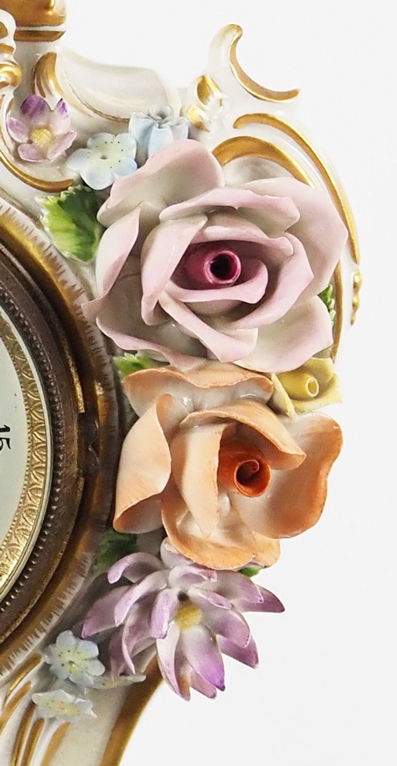 ドレスデン 「花文マントルクロック」 | | アトリエ・ブランカ