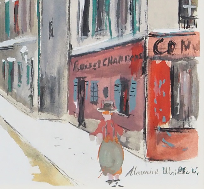 モーリス・ユトリロ 「サン・リュスティック通り」 | | アトリエ・ブランカ