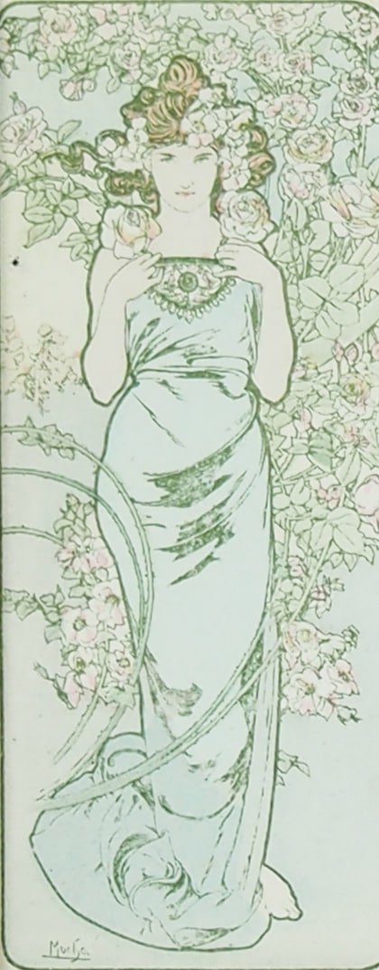 アルフォンス・ミュシャ 「薔薇」 | | アトリエ・ブランカ