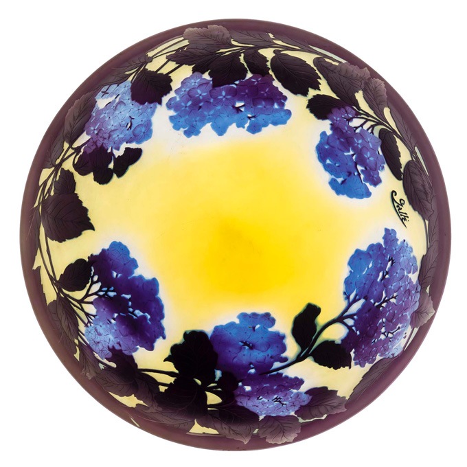 エミール・ガレ 「紫陽花文天吊灯」 | | アトリエ・ブランカ