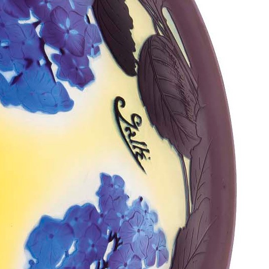 エミール・ガレ 「紫陽花文天吊灯」 | | アトリエ・ブランカ