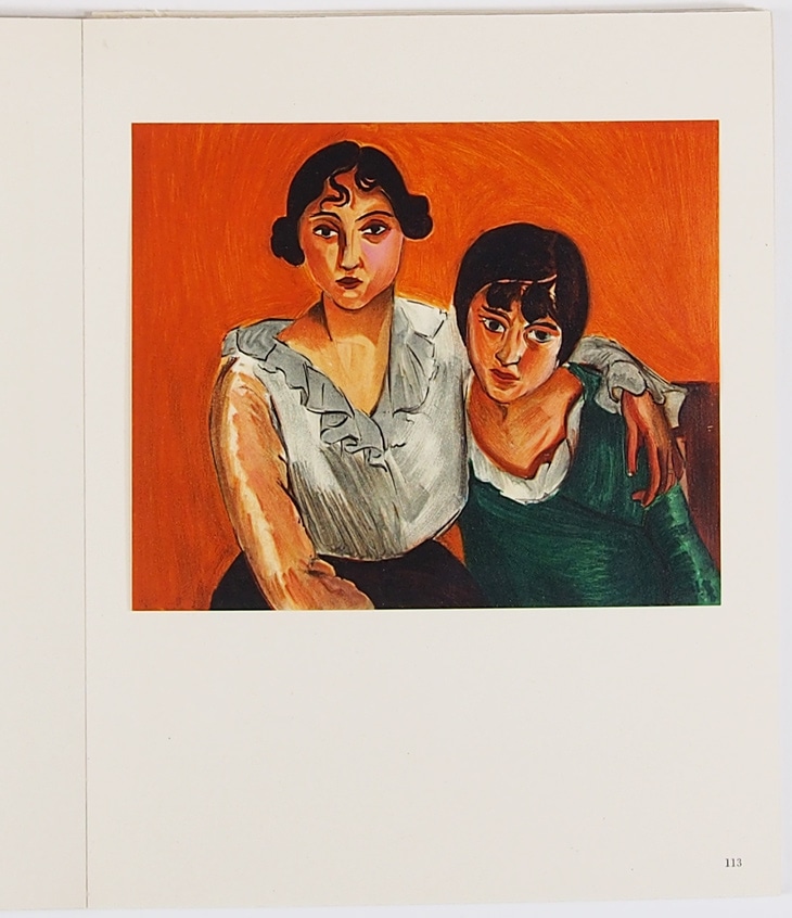 アンリ・マティス／女性ポートレート・リトグラフ 版画（額無し） アンリ・マティス／女性ポートレート・リトグラフ 版画（額無し