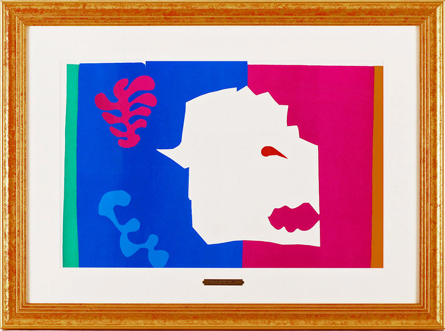 アンリ・マティス、「グレタ・プロゾールの肖像」、希少な画集より アンリ・マティス、「グレタ・プロゾールの肖像」、希少な画集より