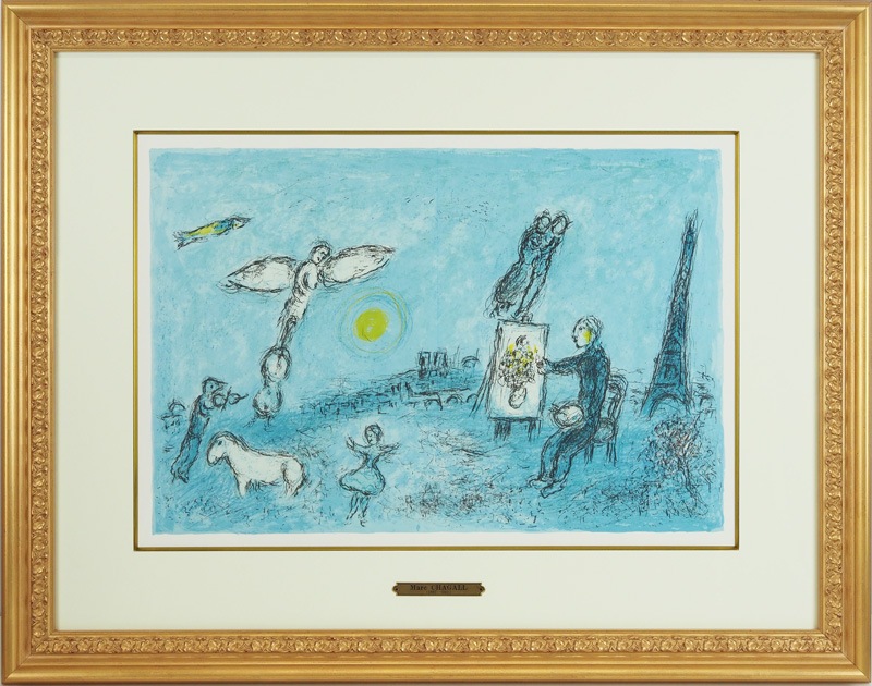 マルク・シャガール 「画家とその二重像」 | | アトリエ・ブランカ
