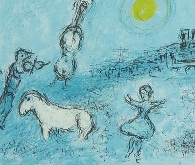 マルク・シャガール 「画家とその二重像」 | | アトリエ・ブランカ