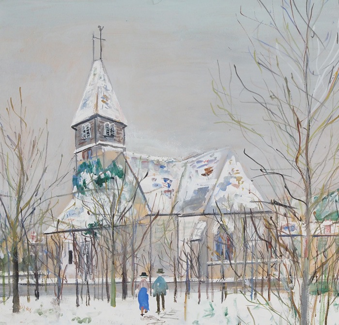 モーリス・ユトリロ 「雪のサン・ピエール教会」 | | アトリエ・ブランカ