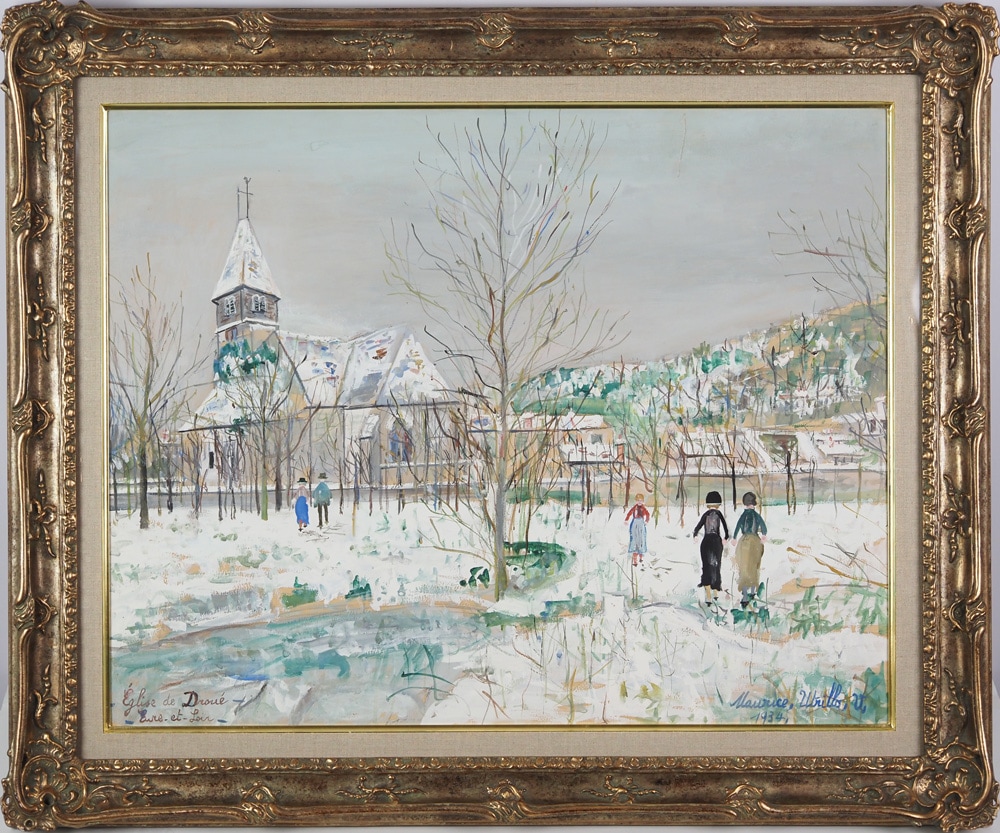 モーリス・ユトリロ 「雪のサン・ピエール教会」 | | アトリエ・ブランカ